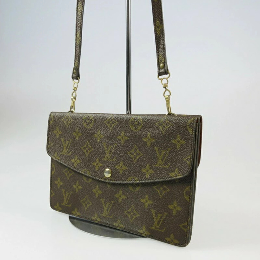 Louis Vuitton Monogram Double Lavatte Shoulder Bag
